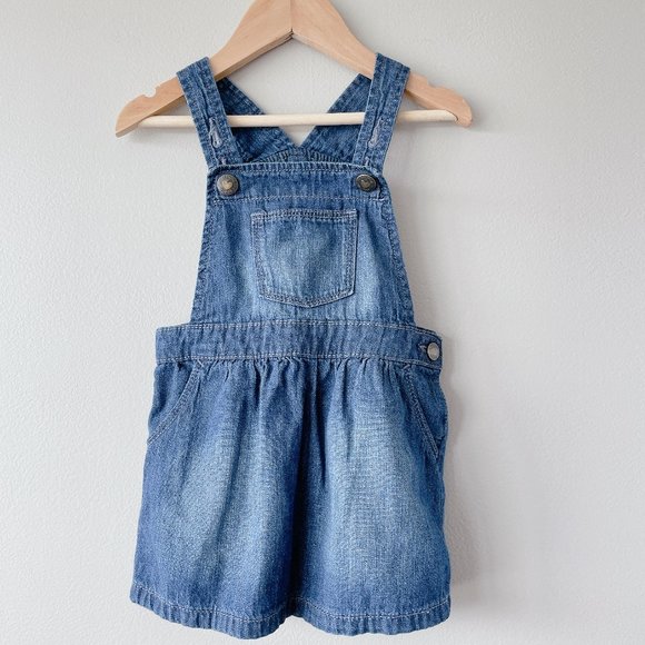 GAP Factory Other - Gap Denim Overall dress jean blue 18-14m baby girl 100% cotton
